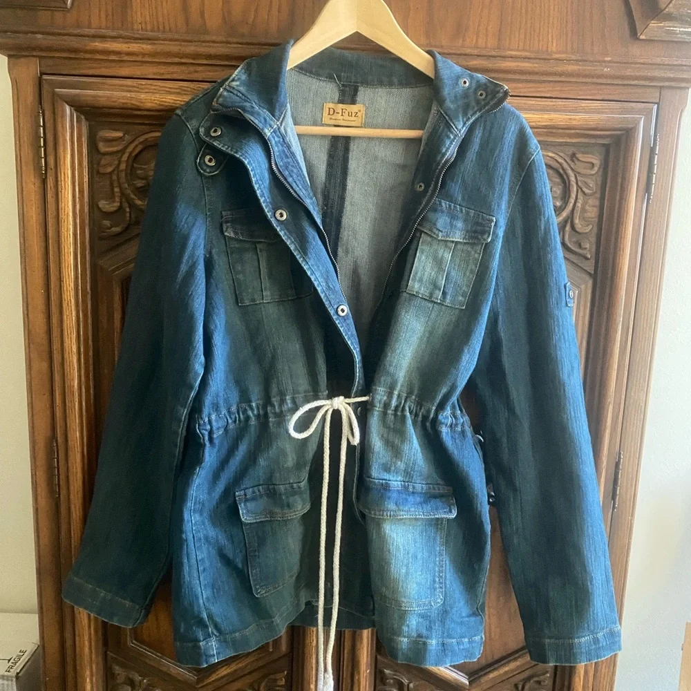 Denim Utility Jacket - Picture 2 of 5